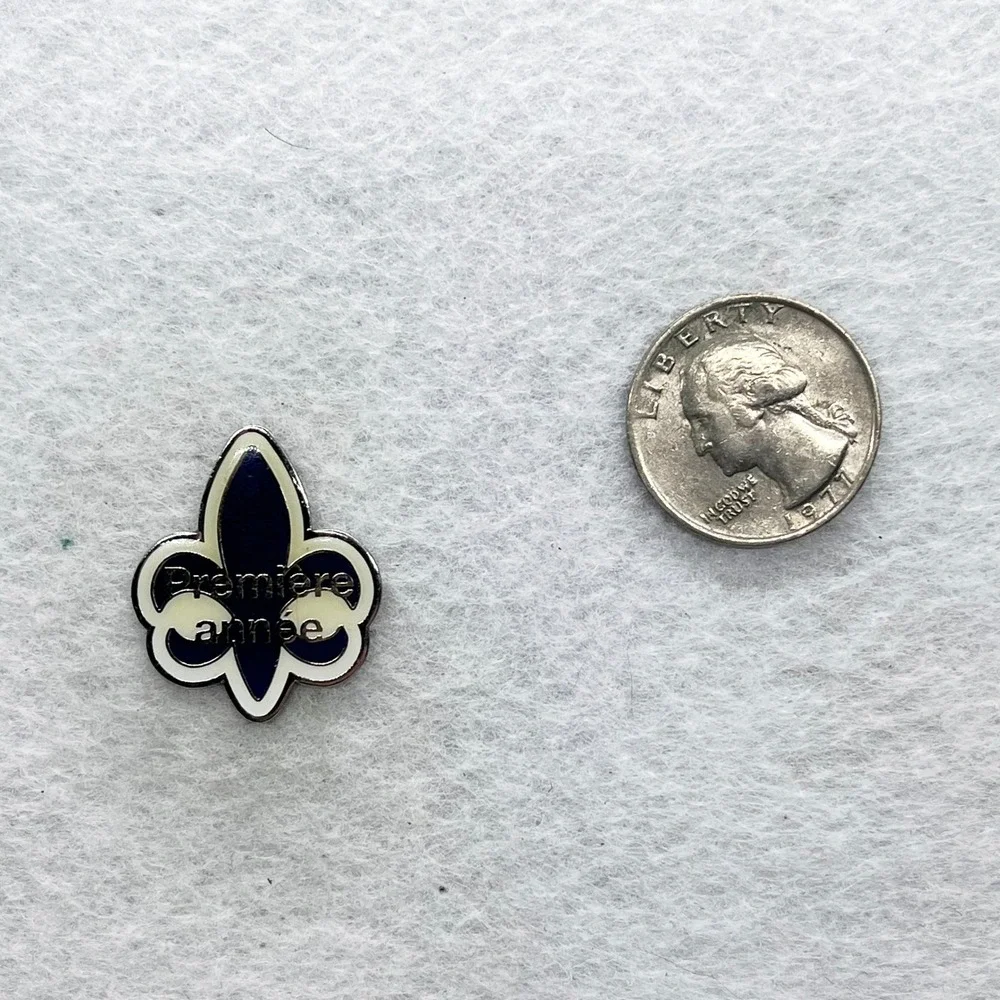 🔮 5/$25 Fleur De Lis Première‎ année Pin